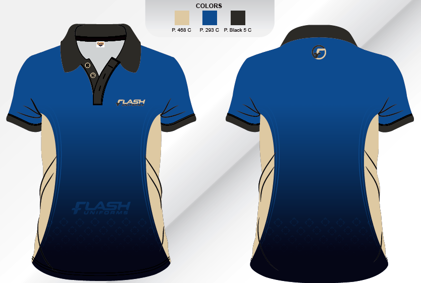 Custom Sublimated Polo Shirt SP21 - Flash Uniforms 